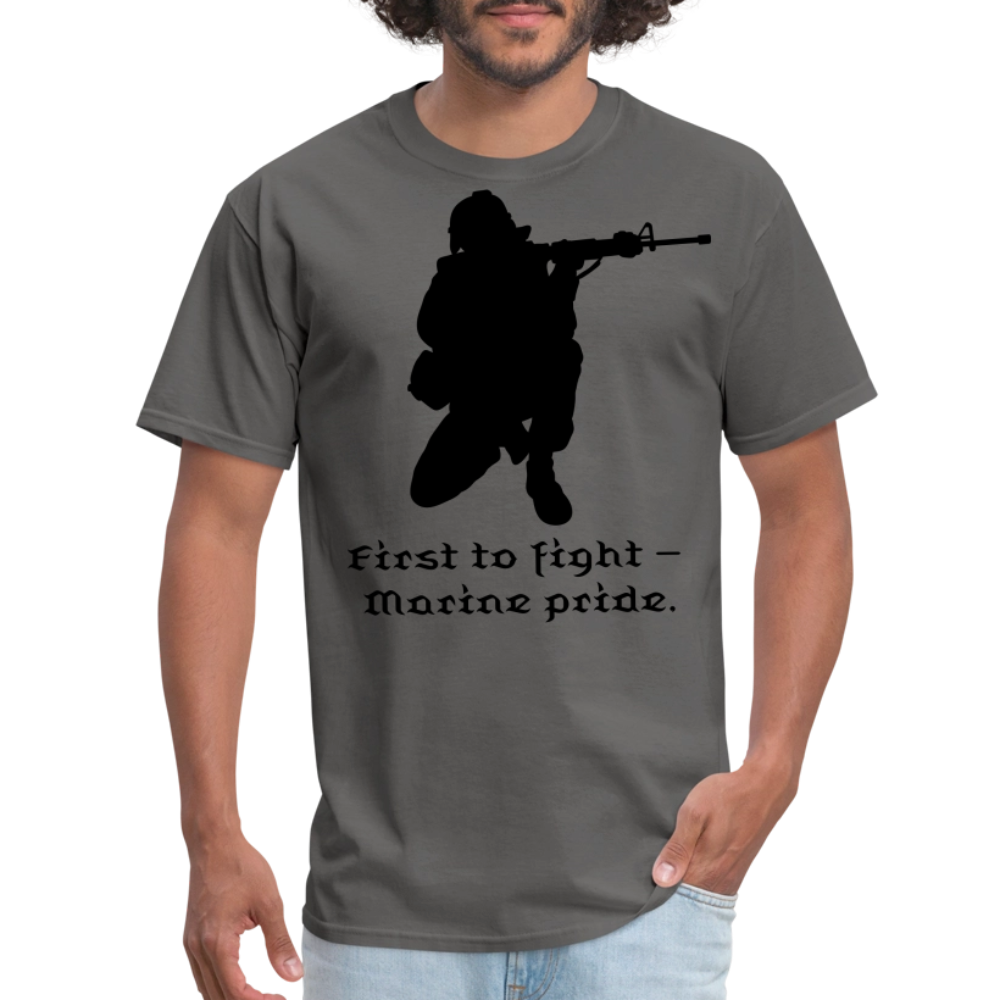 First To Fight Unisex Classic T-Shirt - charcoal