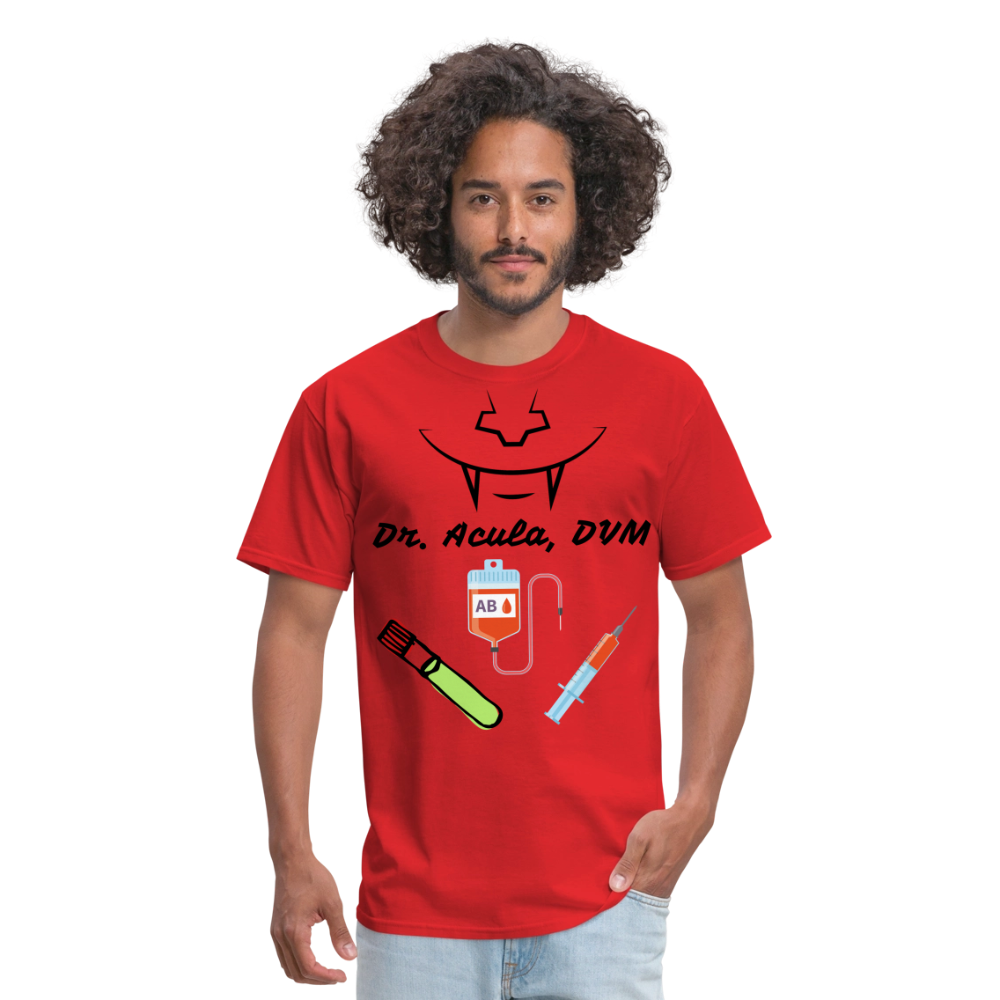 Dr. Acula Unisex Classic T-Shirt - red