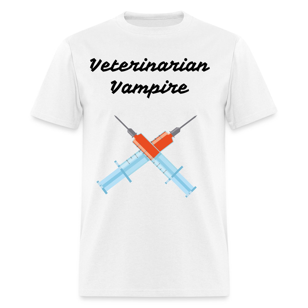 Veterinarian Vampire Unisex Classic T-Shirt - white