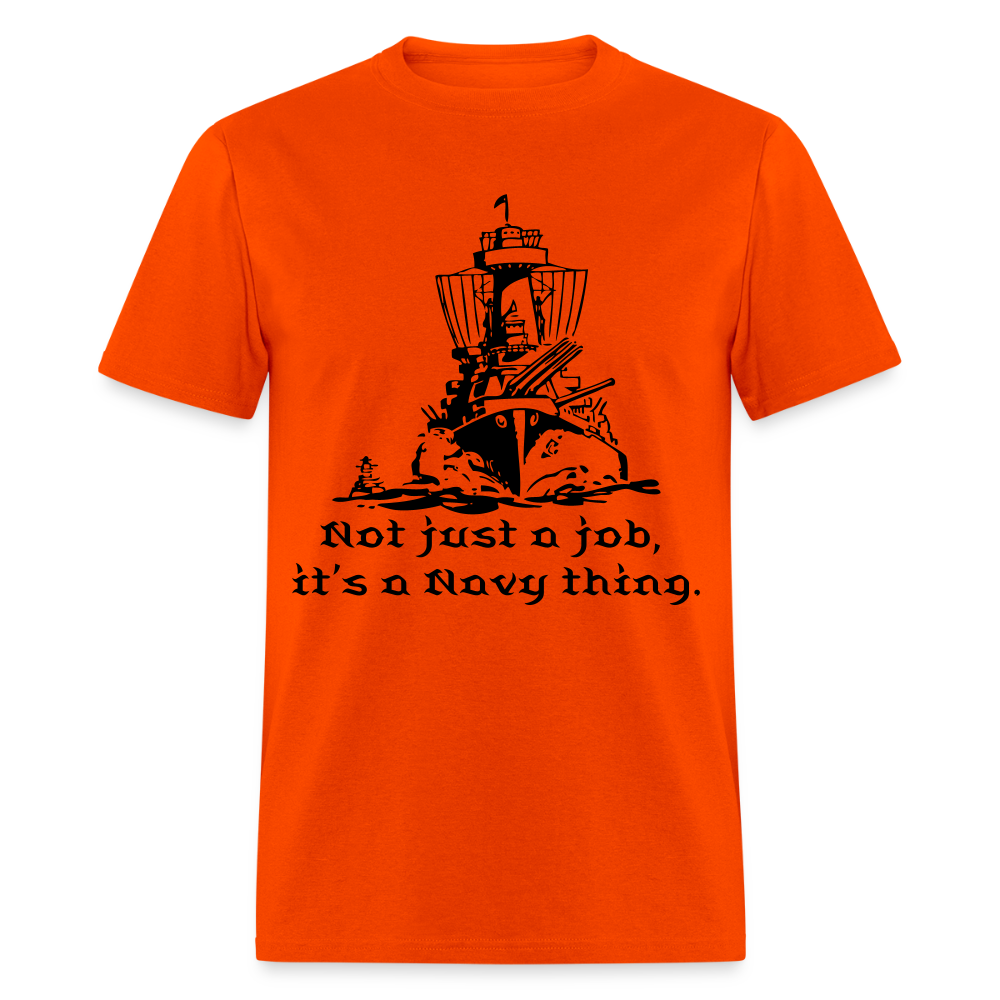It's A Navy Thing Unisex Classic T-Shirt - orange