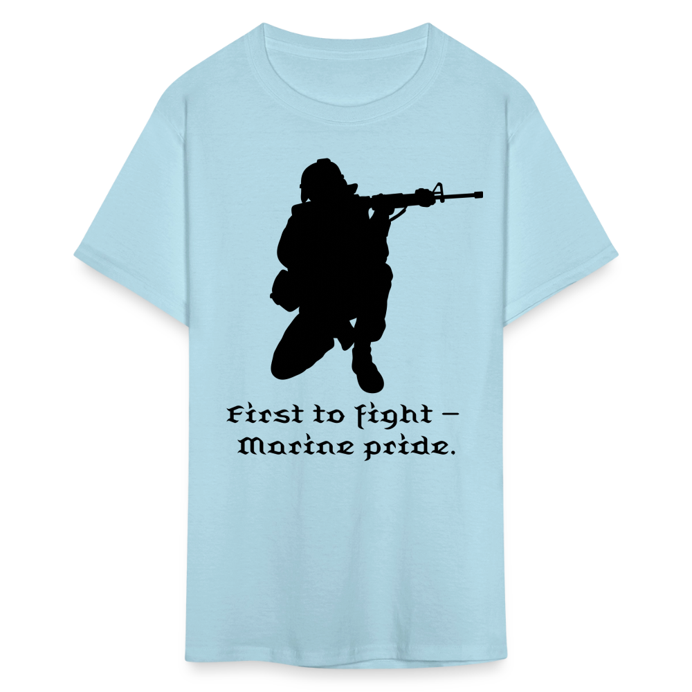 First To Fight Unisex Classic T-Shirt - powder blue