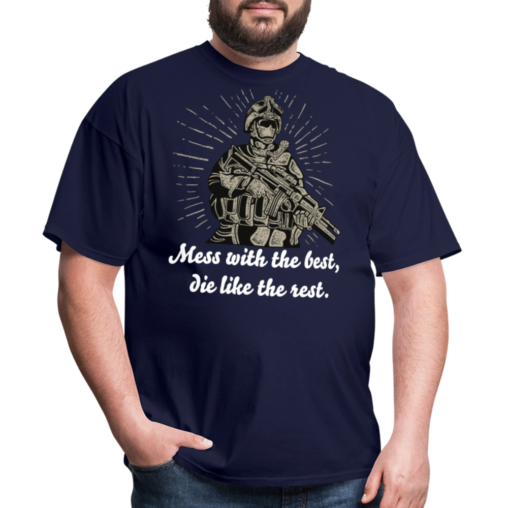 Mess With The Best Unisex Classic T-Shirt - navy