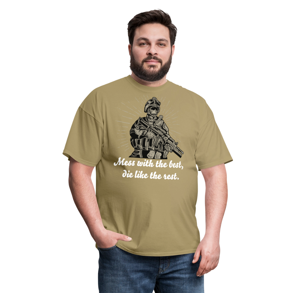 Mess With The Best Unisex Classic T-Shirt - khaki