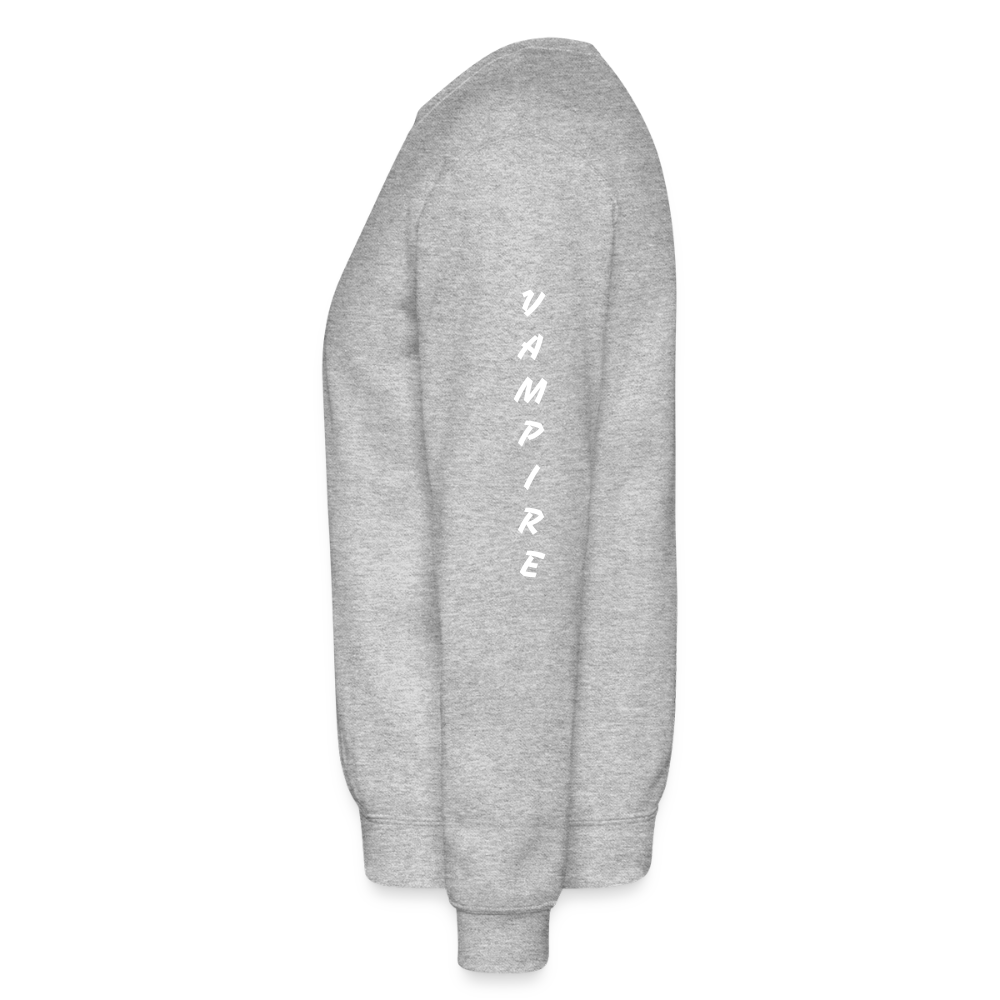 Vet Vampire Crewneck Sweatshirt - heather gray