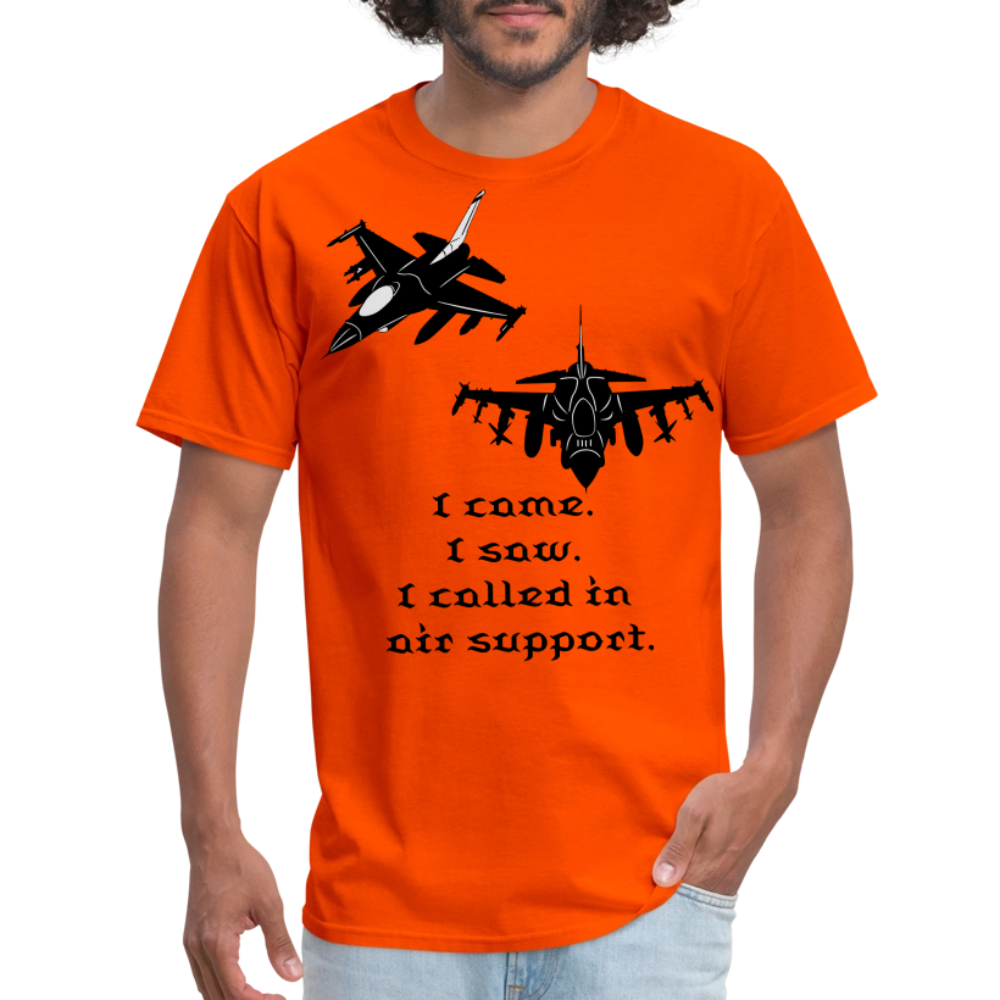 I Came I Saw Unisex Classic T-Shirt - orange
