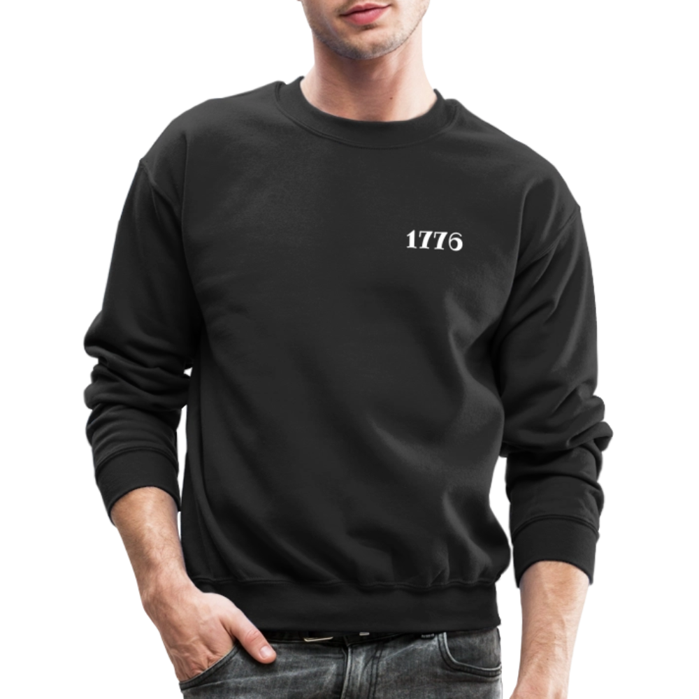 1776 Crewneck Sweatshirt - black