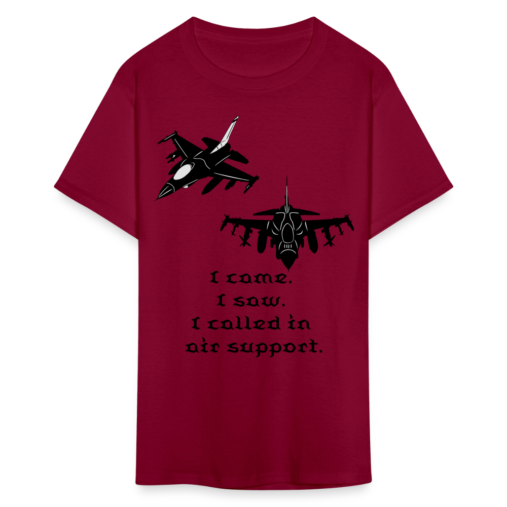 I Came I Saw Unisex Classic T-Shirt - burgundy