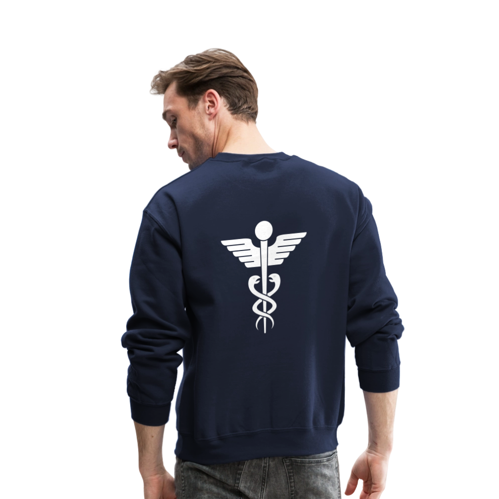 Vet Vampire Crewneck Sweatshirt - navy