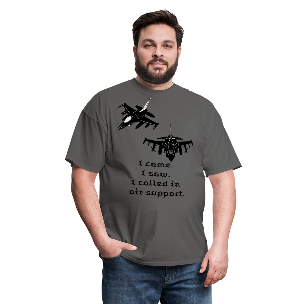 I Came I Saw Unisex Classic T-Shirt - charcoal