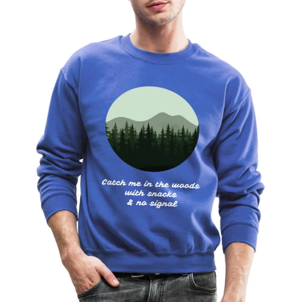 Hiking Unisex Crewneck Sweatshirt - royal blue