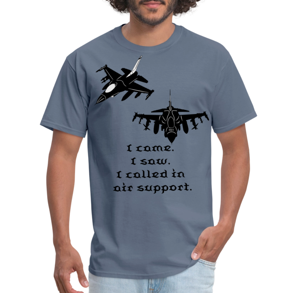 I Came I Saw Unisex Classic T-Shirt - denim