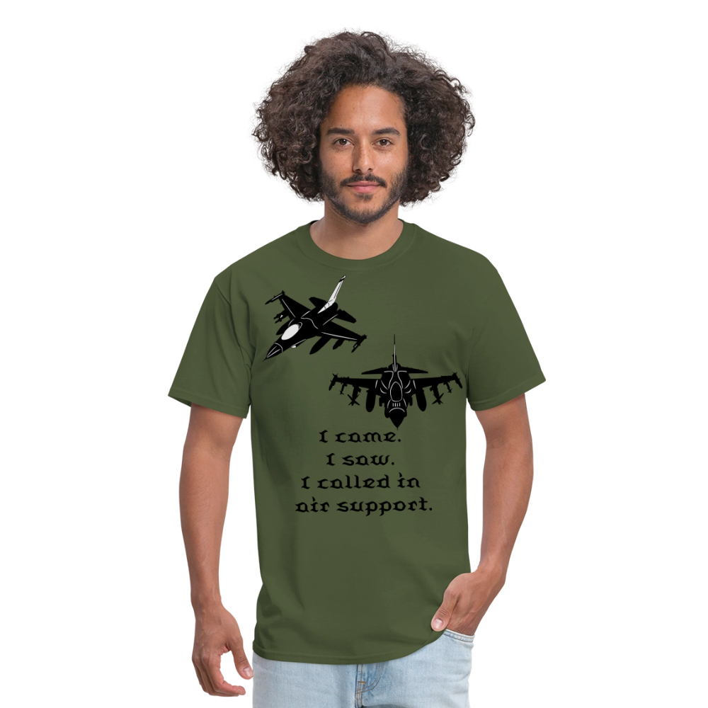 I Came I Saw Unisex Classic T-Shirt - military green