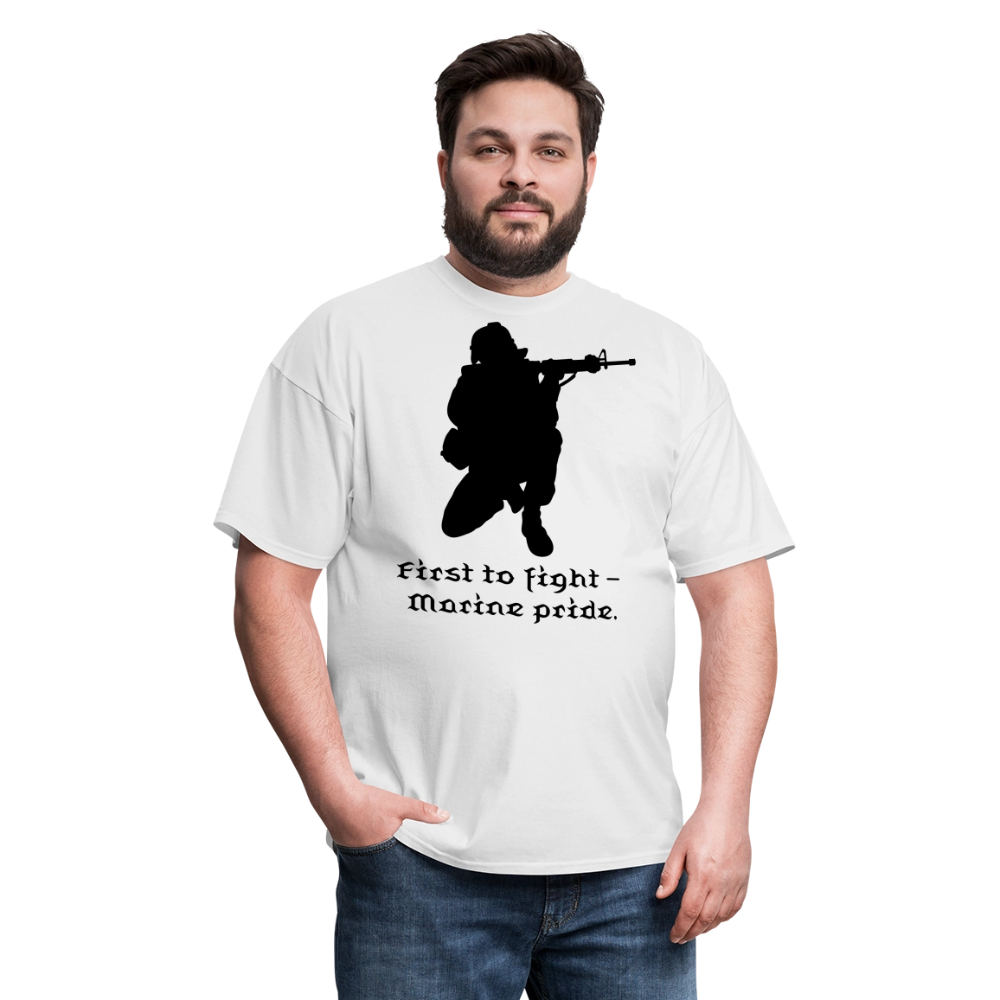 First To Fight Unisex Classic T-Shirt - white