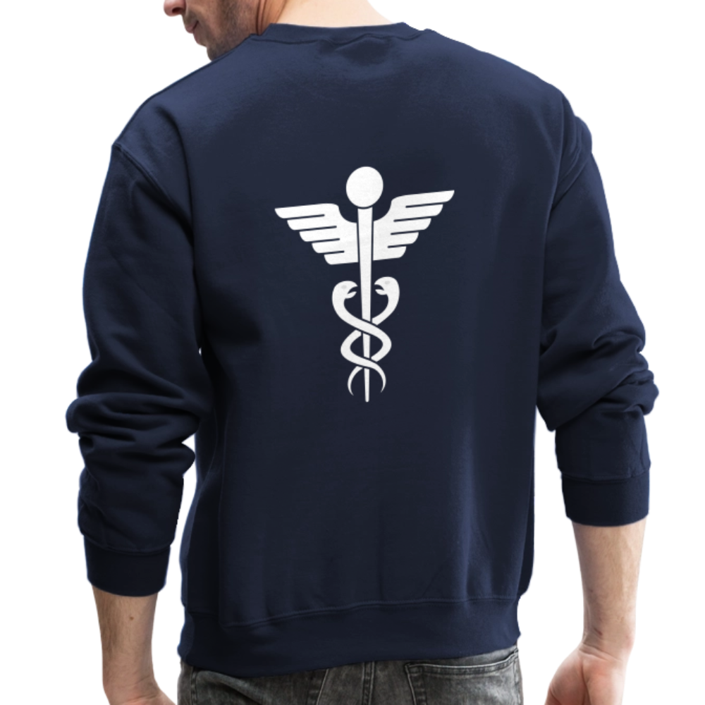 Vet Vampire Crewneck Sweatshirt - navy