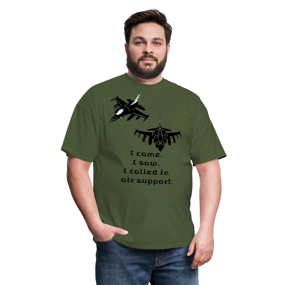 I Came I Saw Unisex Classic T-Shirt - military green