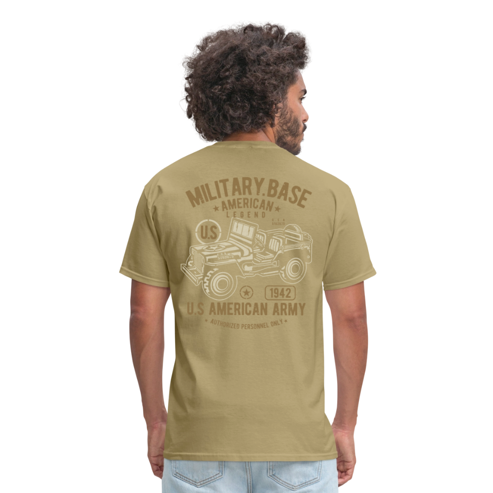 This We'll Defend Army Back Design Unisex Classic T-Shirt - khaki