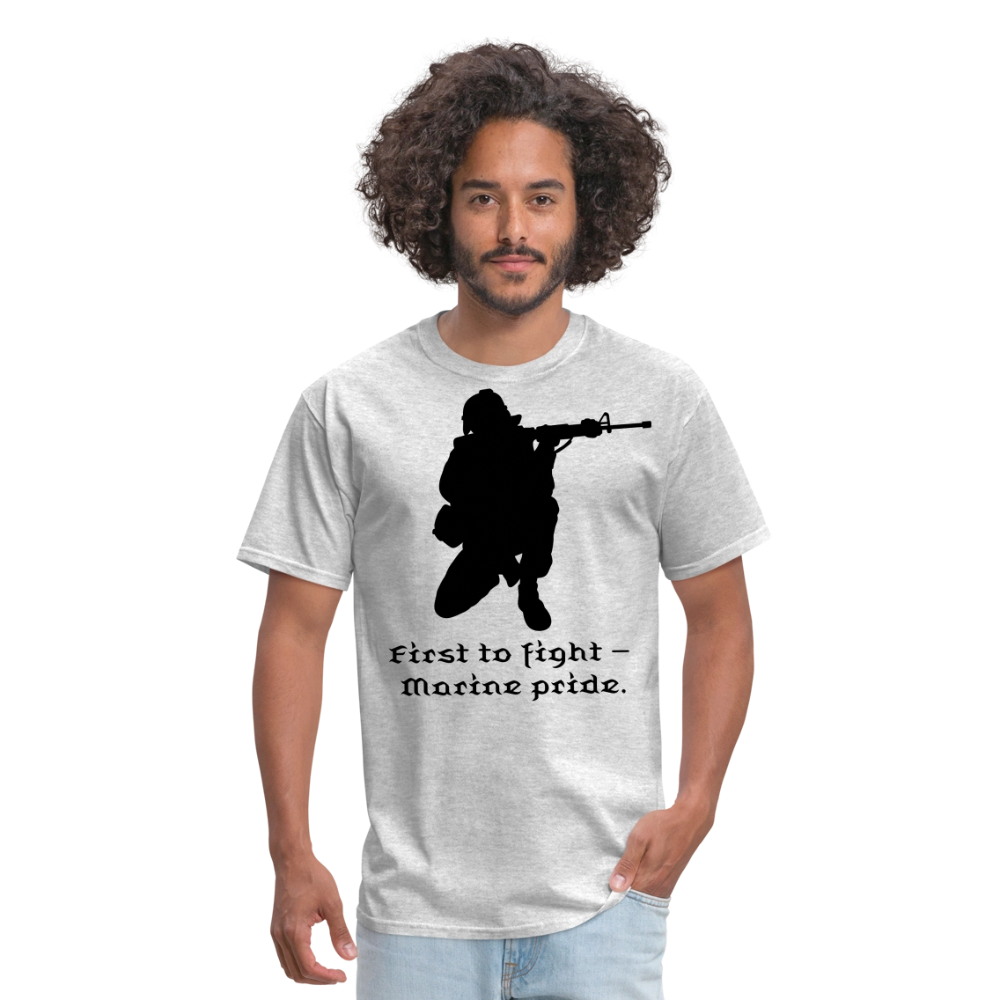 First To Fight Unisex Classic T-Shirt - heather gray