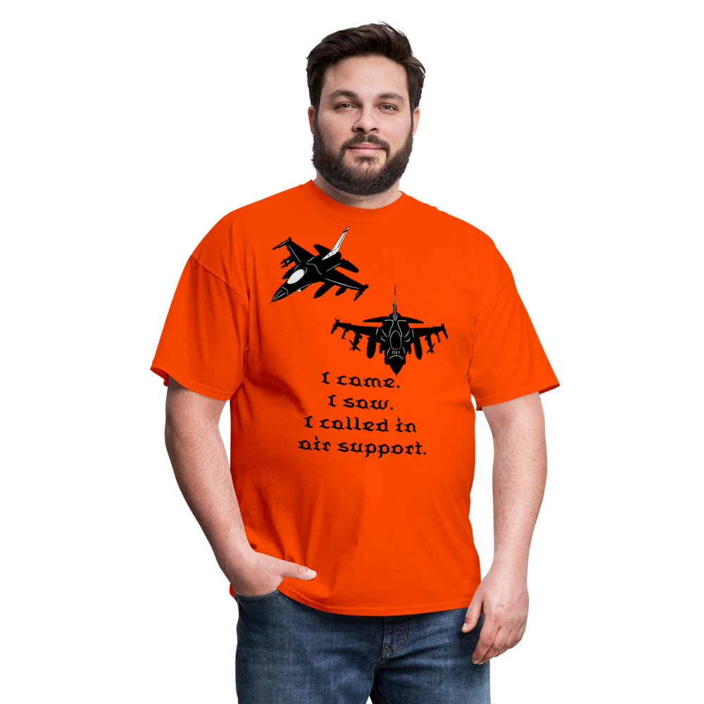 I Came I Saw Unisex Classic T-Shirt - orange