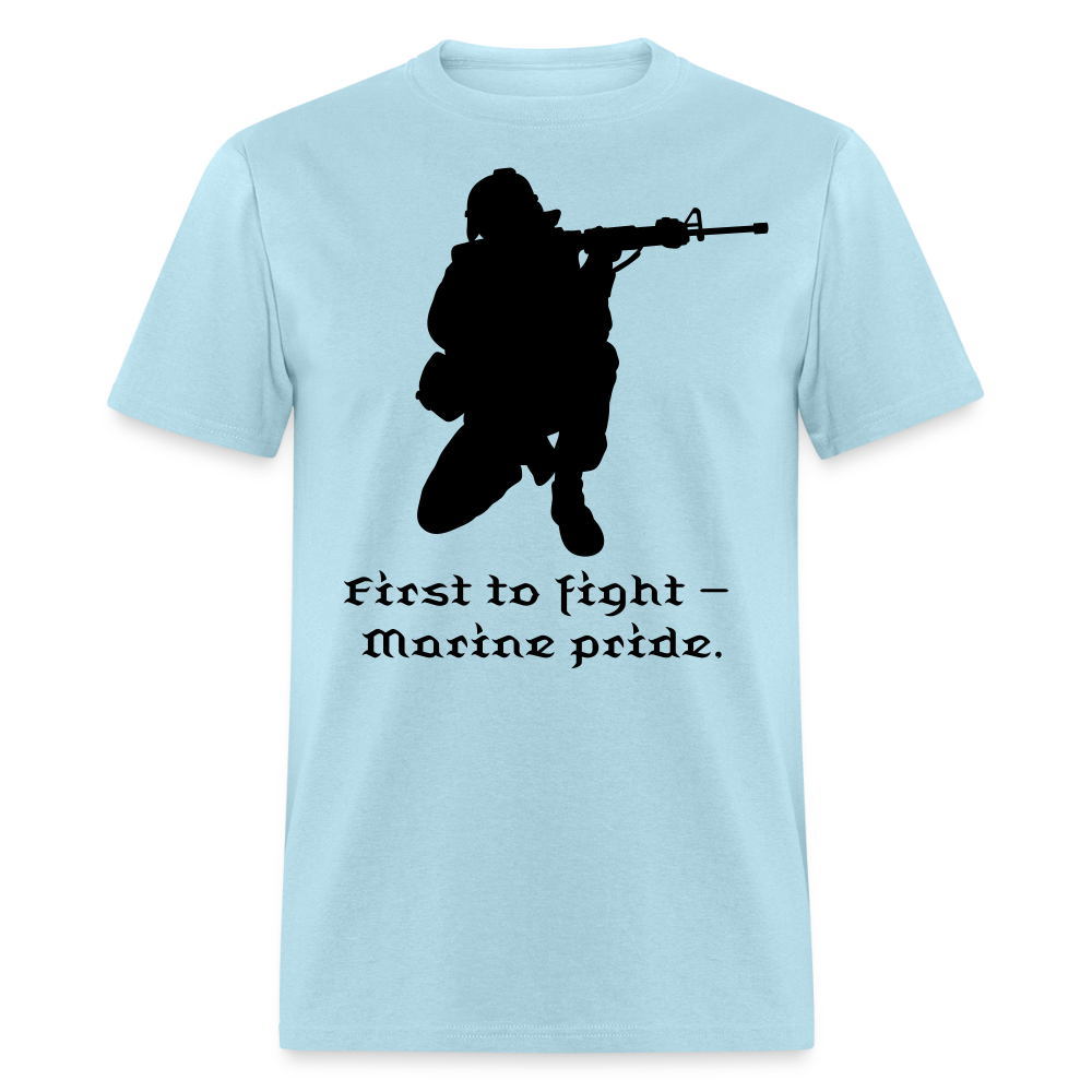 First To Fight Unisex Classic T-Shirt - powder blue
