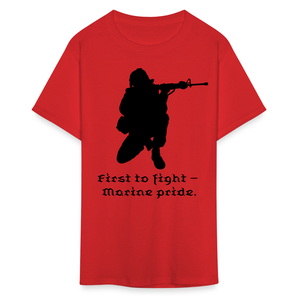 First To Fight Unisex Classic T-Shirt - red