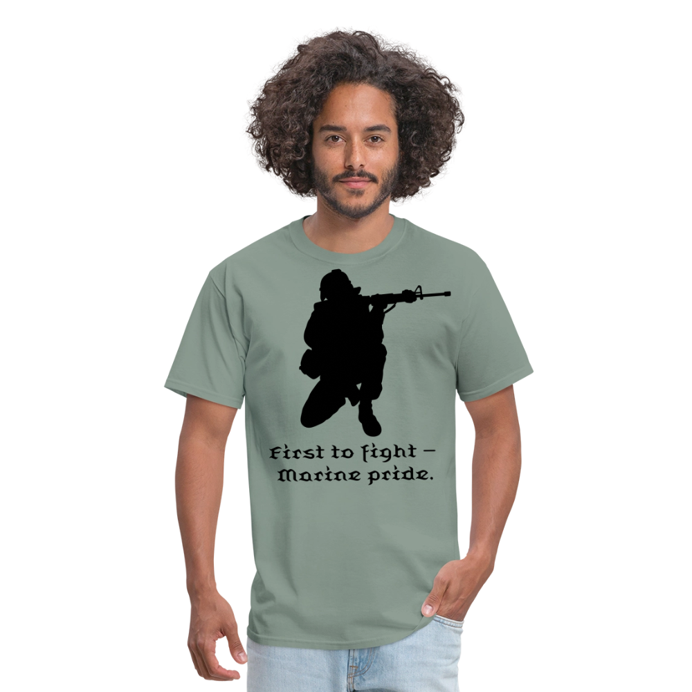 First To Fight Unisex Classic T-Shirt - sage