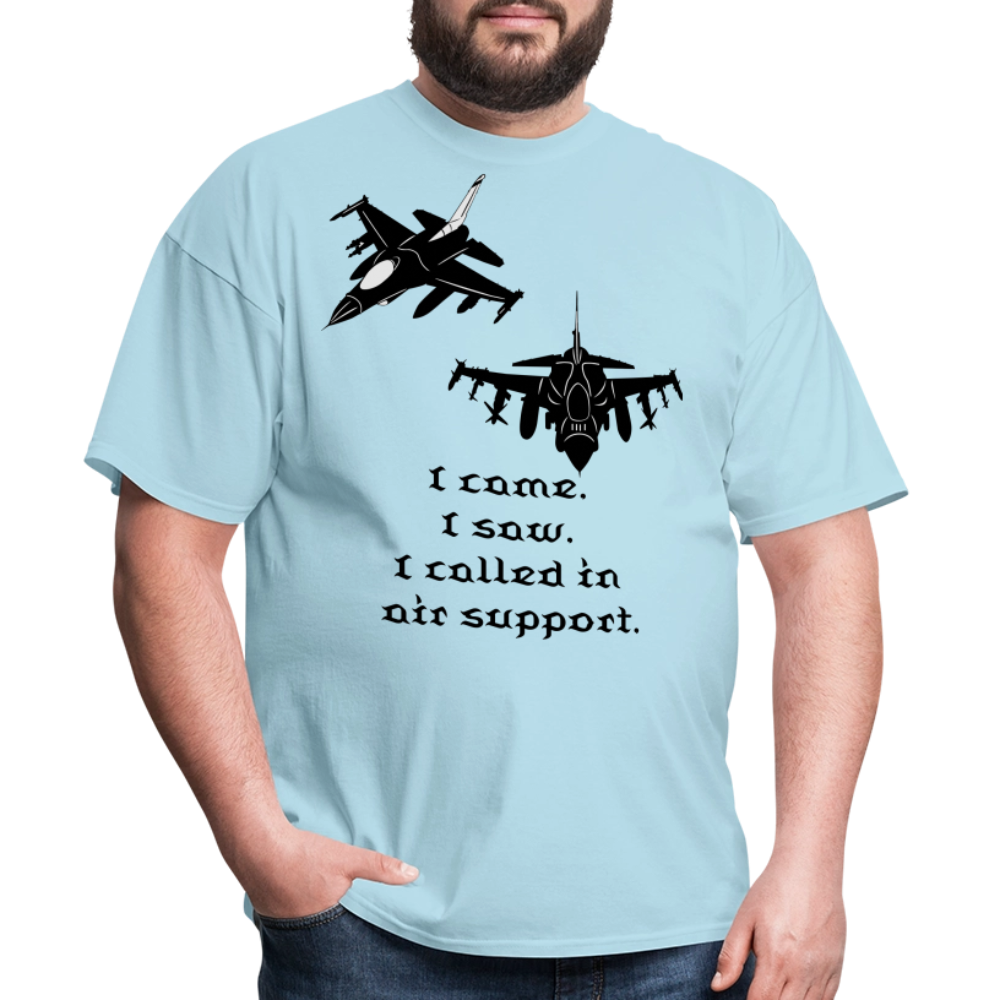 I Came I Saw Unisex Classic T-Shirt - powder blue
