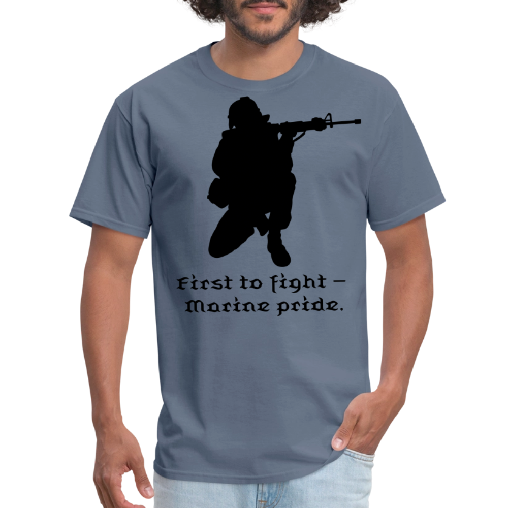 First To Fight Unisex Classic T-Shirt - denim