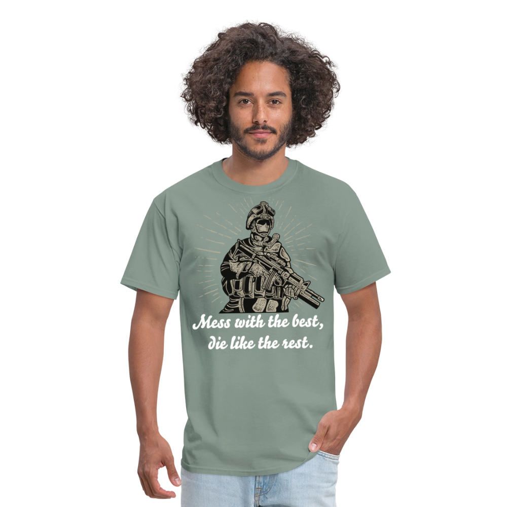 Mess With The Best Unisex Classic T-Shirt - sage