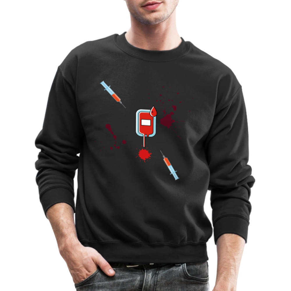 Vet Vampire Crewneck Sweatshirt - black