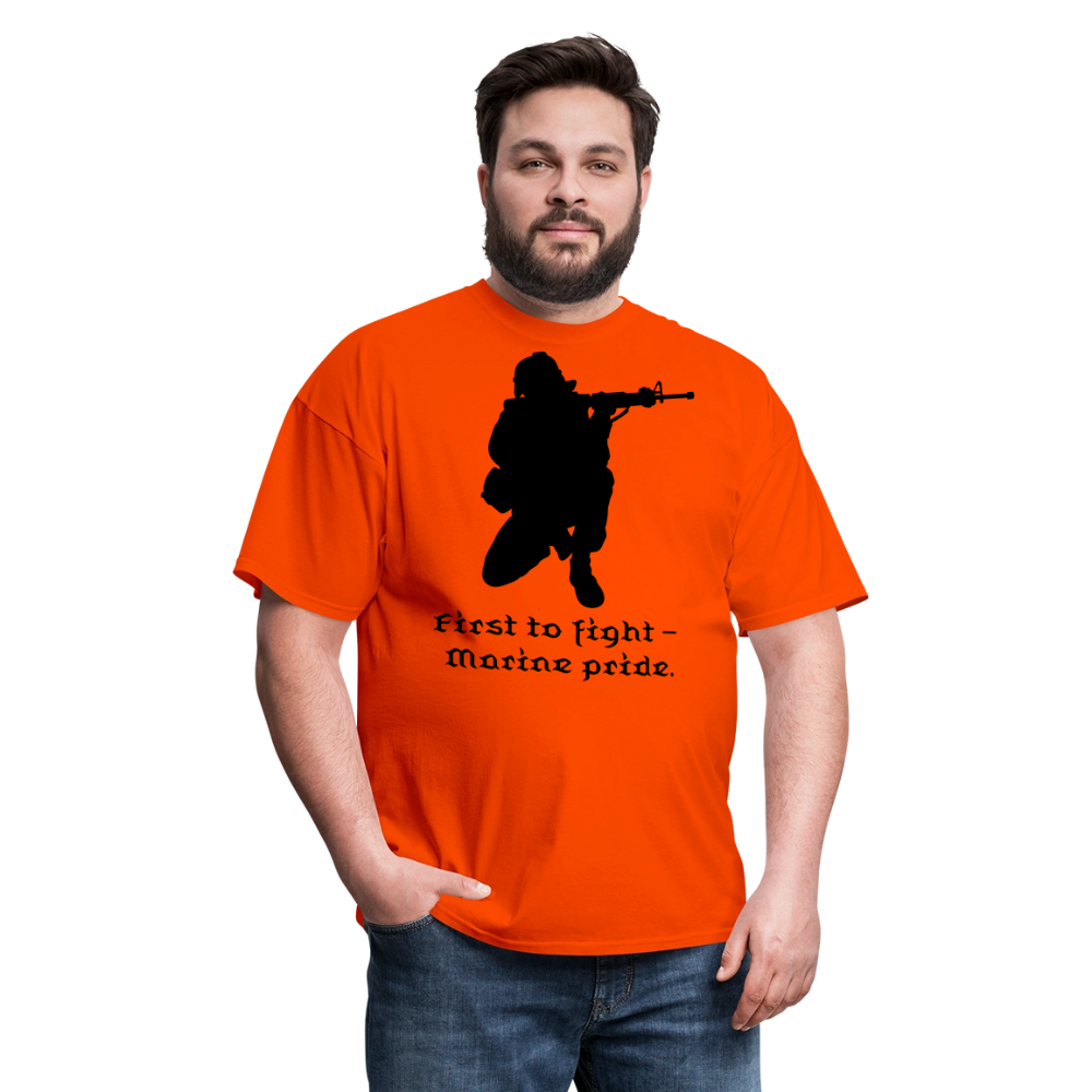 First To Fight Unisex Classic T-Shirt - orange