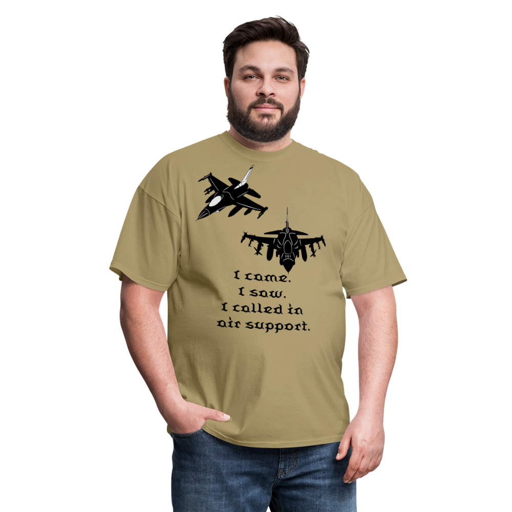I Came I Saw Unisex Classic T-Shirt - khaki