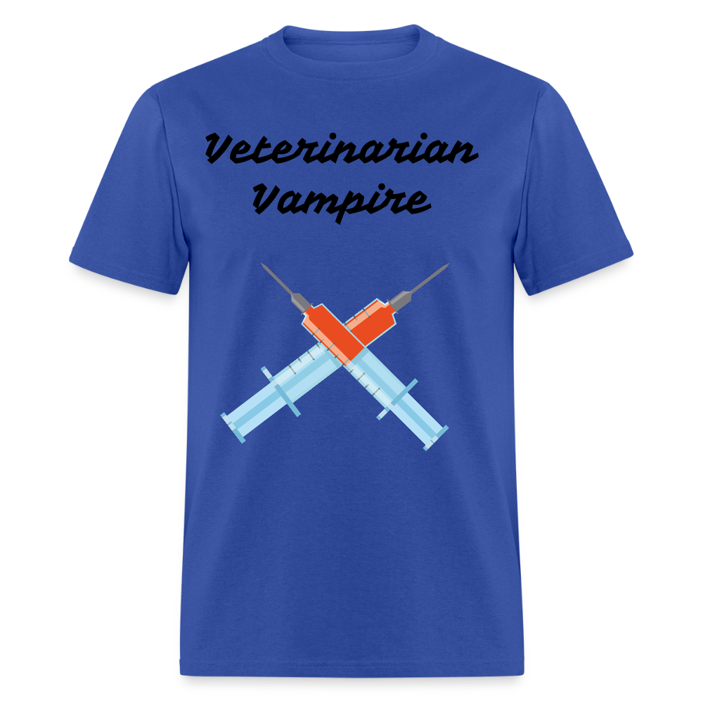 Veterinarian Vampire Unisex Classic T-Shirt - royal blue