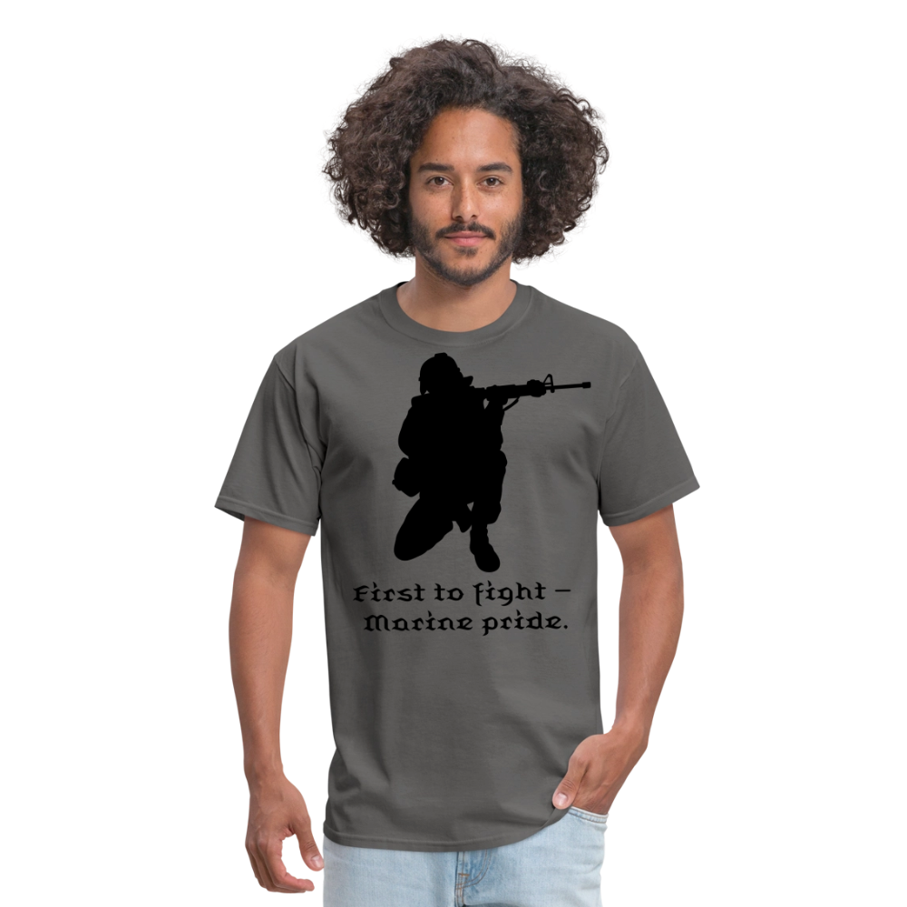 First To Fight Unisex Classic T-Shirt - charcoal