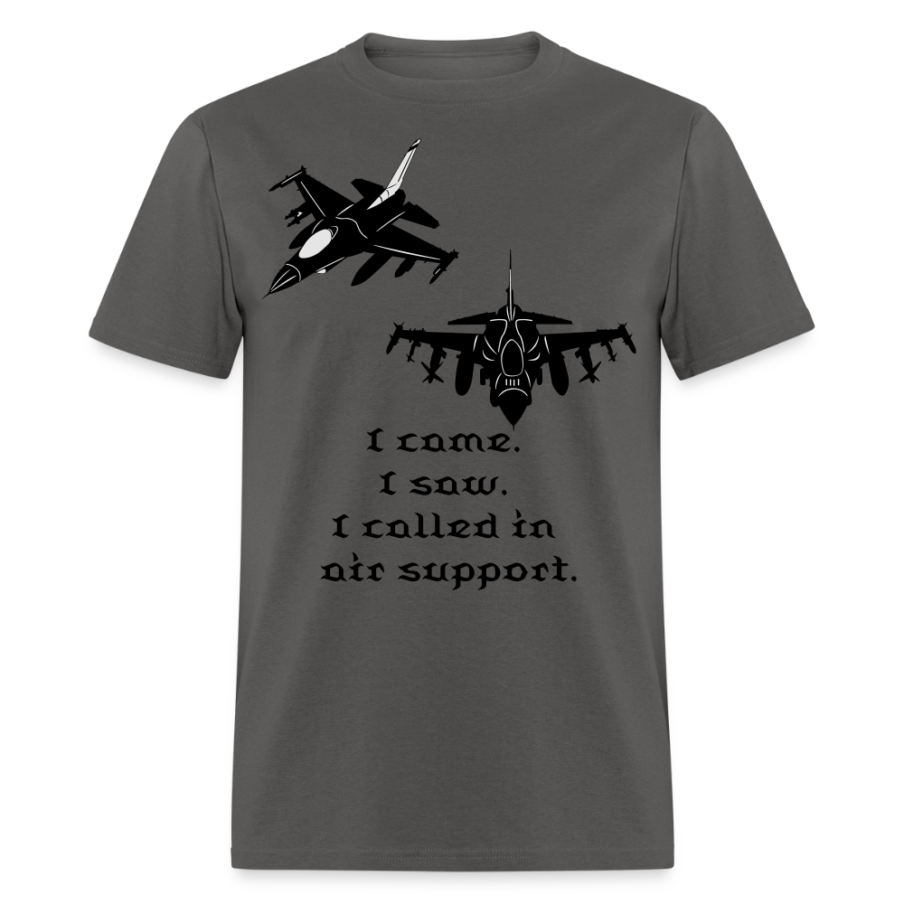 I Came I Saw Unisex Classic T-Shirt - charcoal