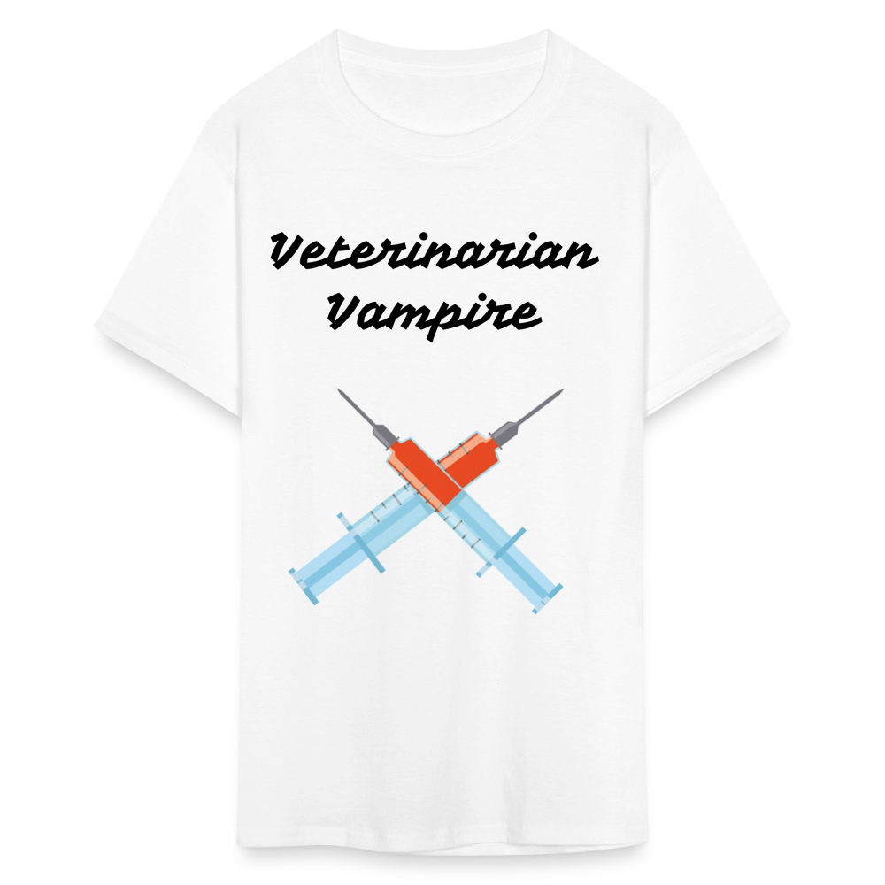 Veterinarian Vampire Unisex Classic T-Shirt - white