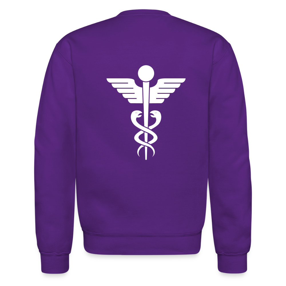 Vet Vampire Crewneck Sweatshirt - purple