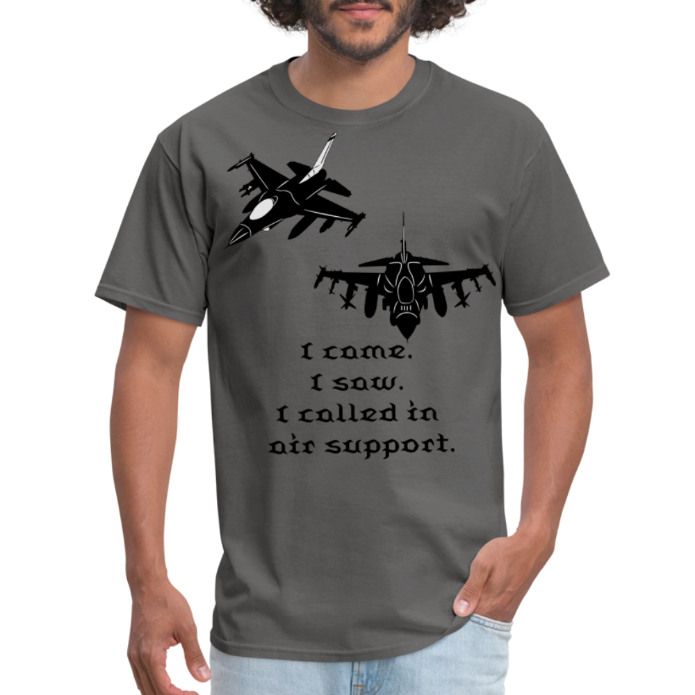 I Came I Saw Unisex Classic T-Shirt - charcoal