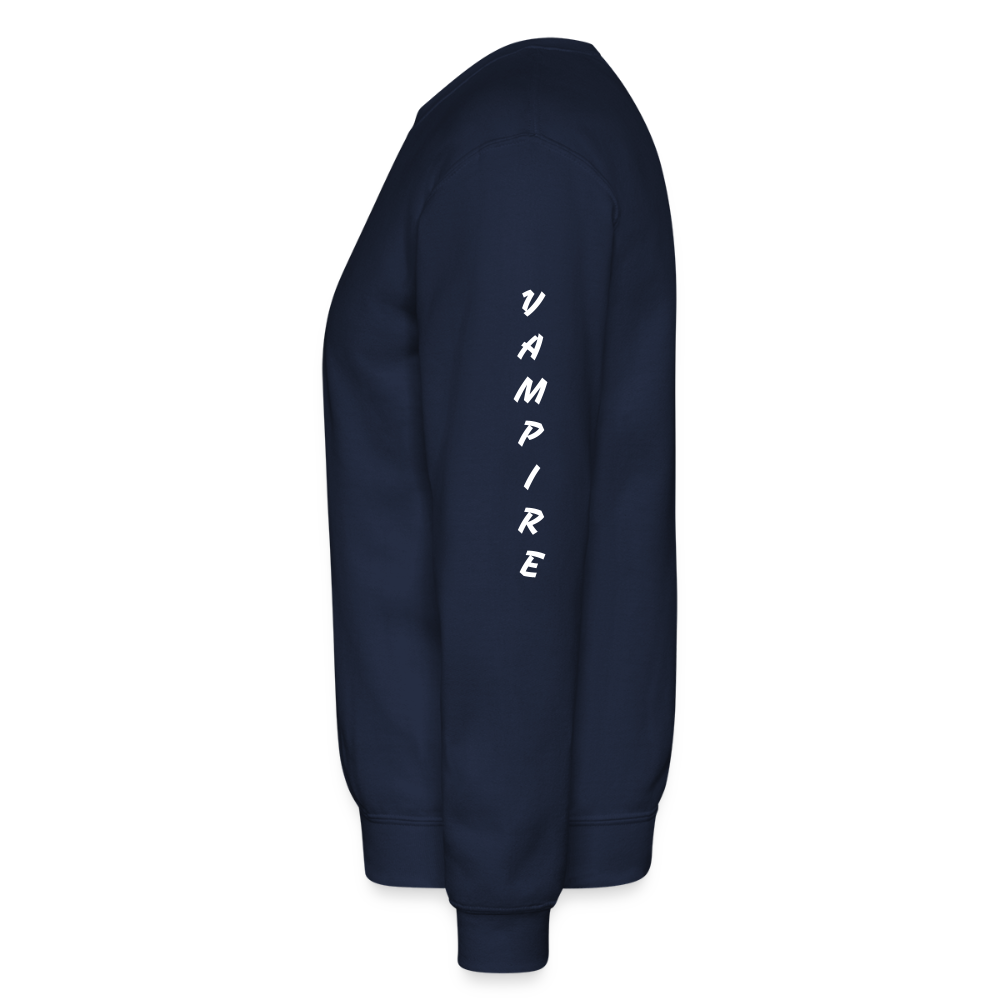 Vet Vampire Crewneck Sweatshirt - navy