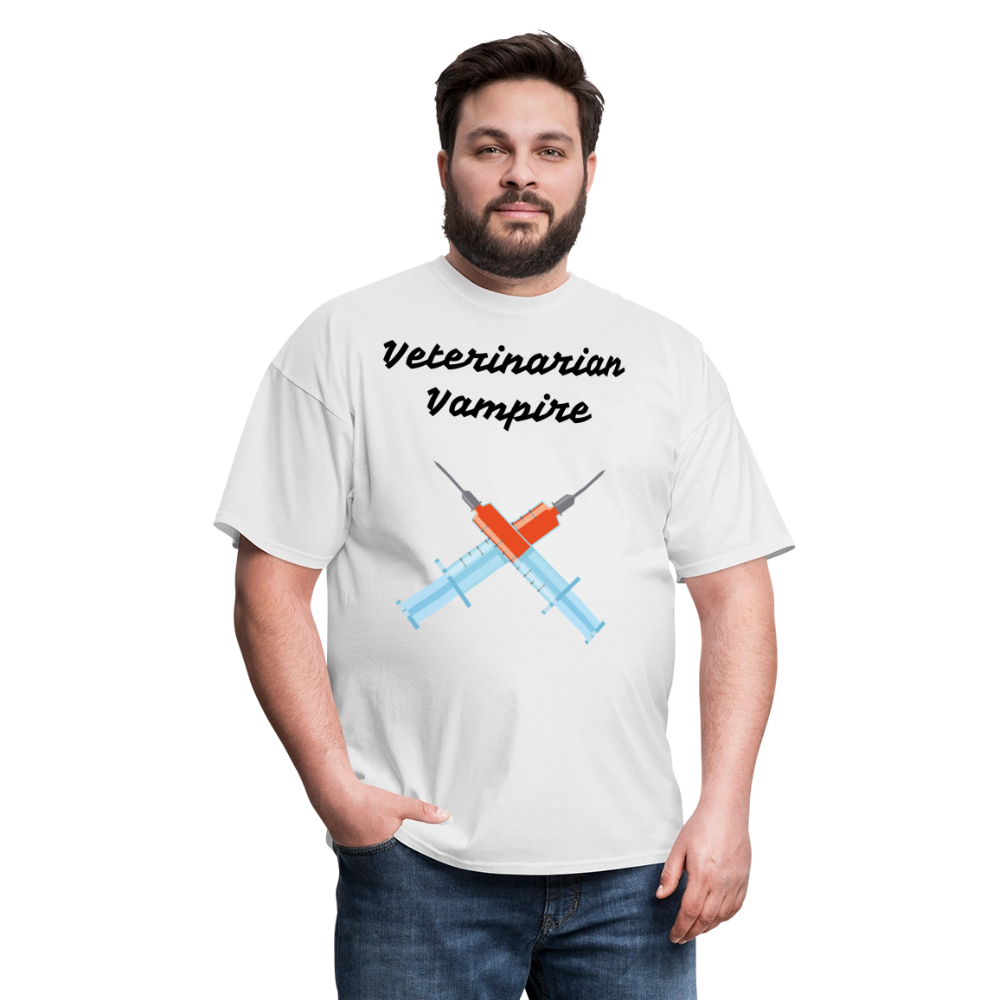 Veterinarian Vampire Unisex Classic T-Shirt - white