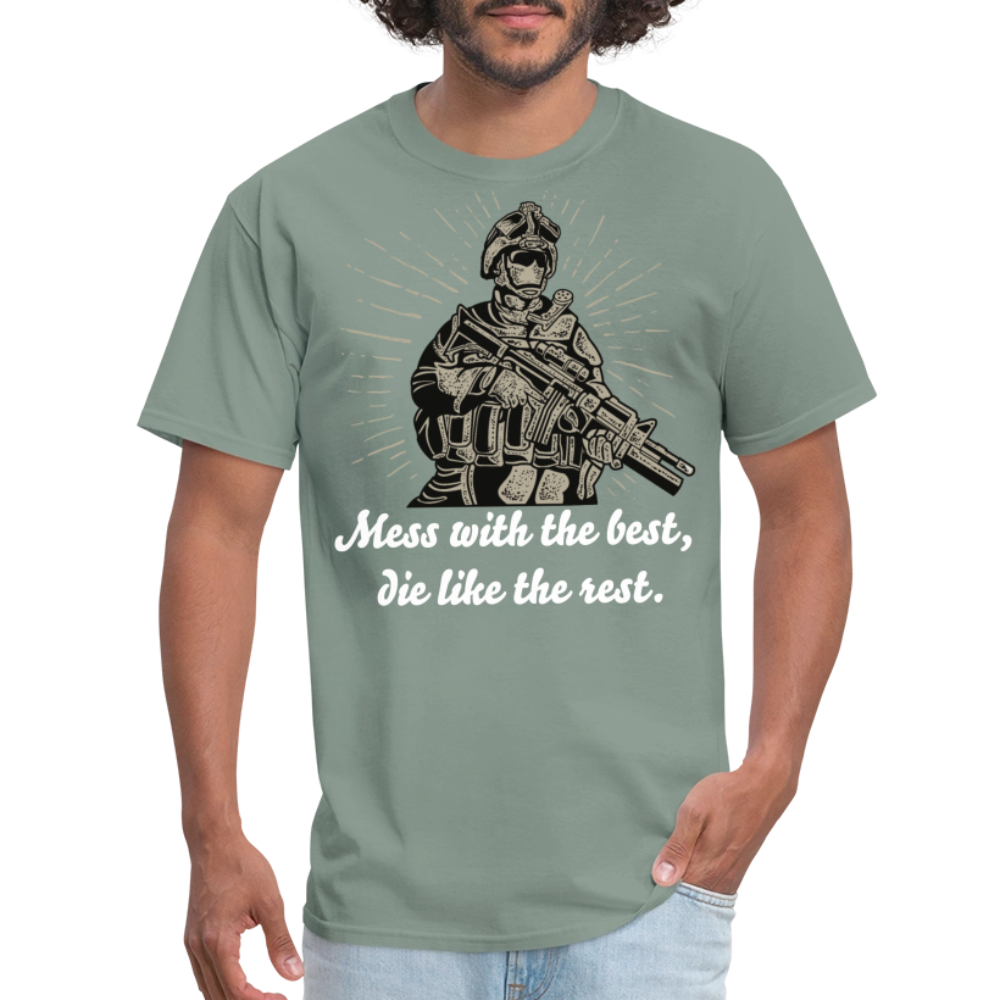 Mess With The Best Unisex Classic T-Shirt - sage