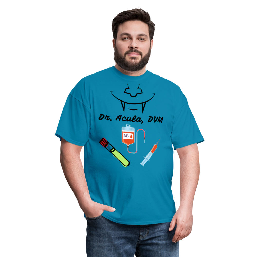 Dr. Acula Unisex Classic T-Shirt - turquoise