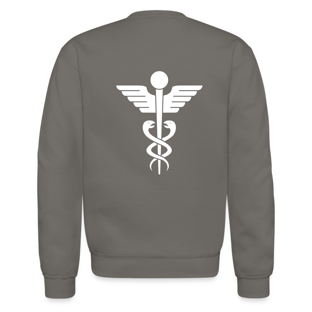 Vet Vampire Crewneck Sweatshirt - asphalt gray