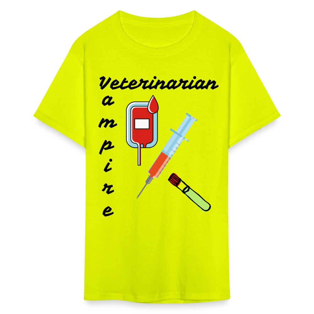 Veterinarian Vampire Unisex Classic T-Shirt - safety green