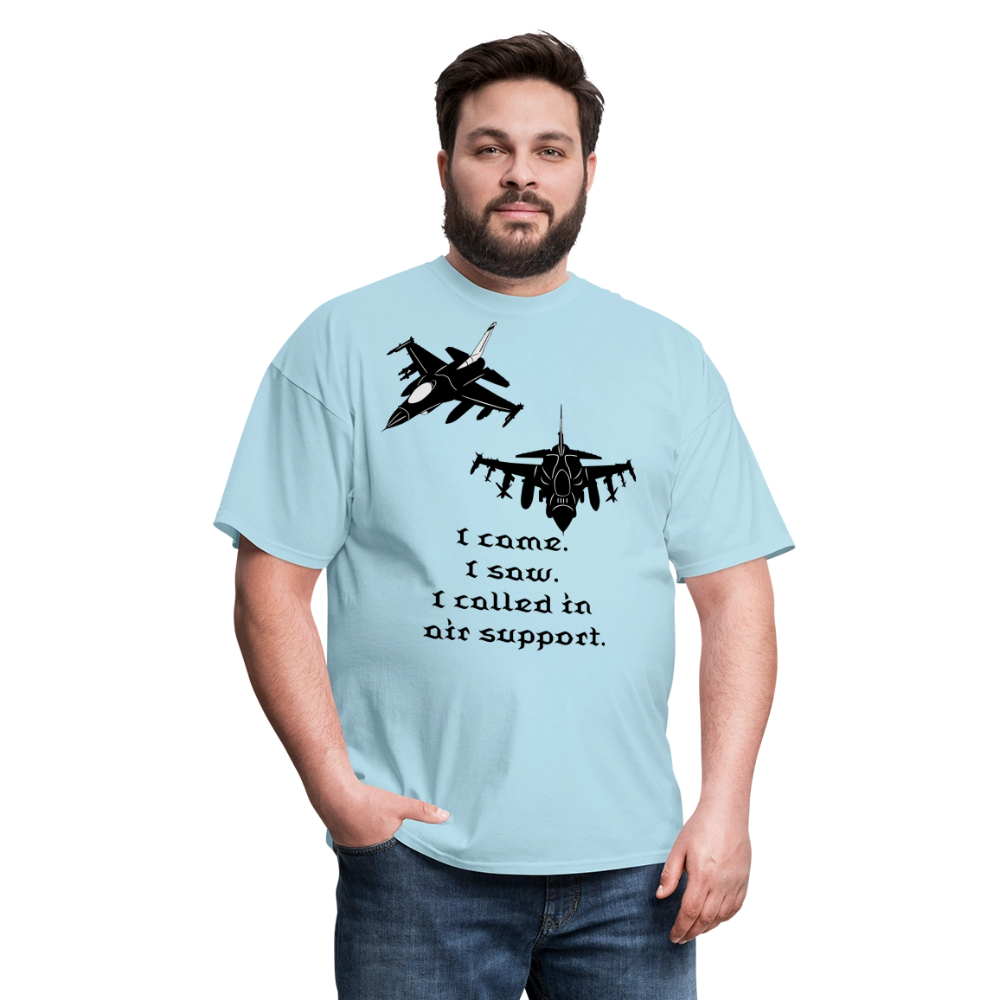 I Came I Saw Unisex Classic T-Shirt - powder blue