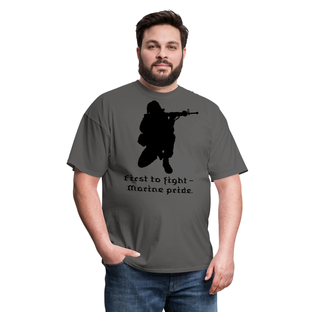 First To Fight Unisex Classic T-Shirt - charcoal