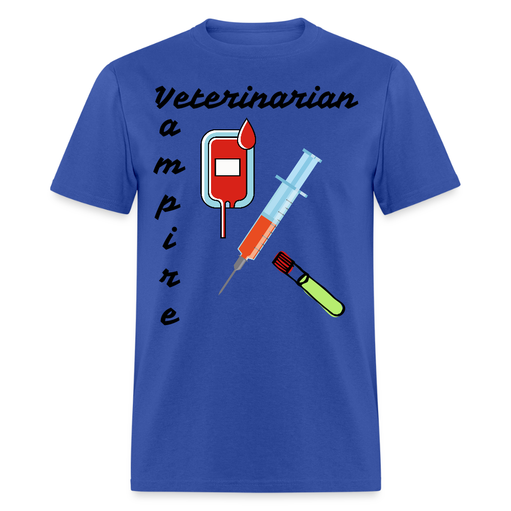 Veterinarian Vampire Unisex Classic T-Shirt - royal blue