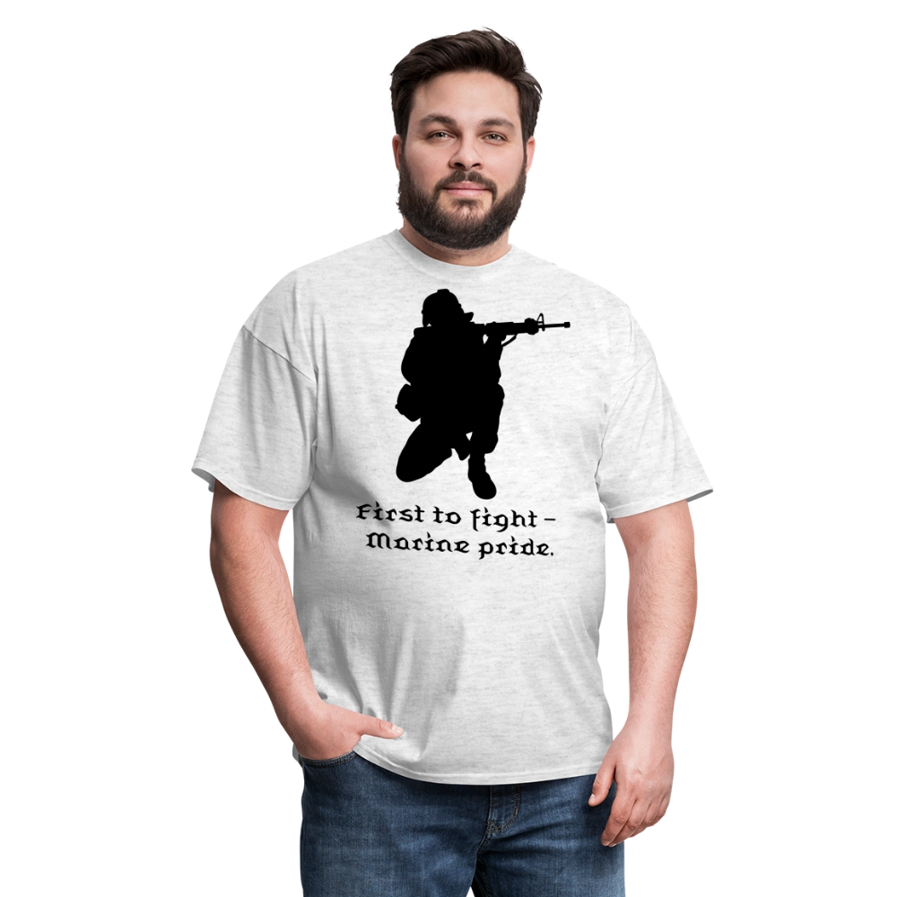 First To Fight Unisex Classic T-Shirt - light heather gray