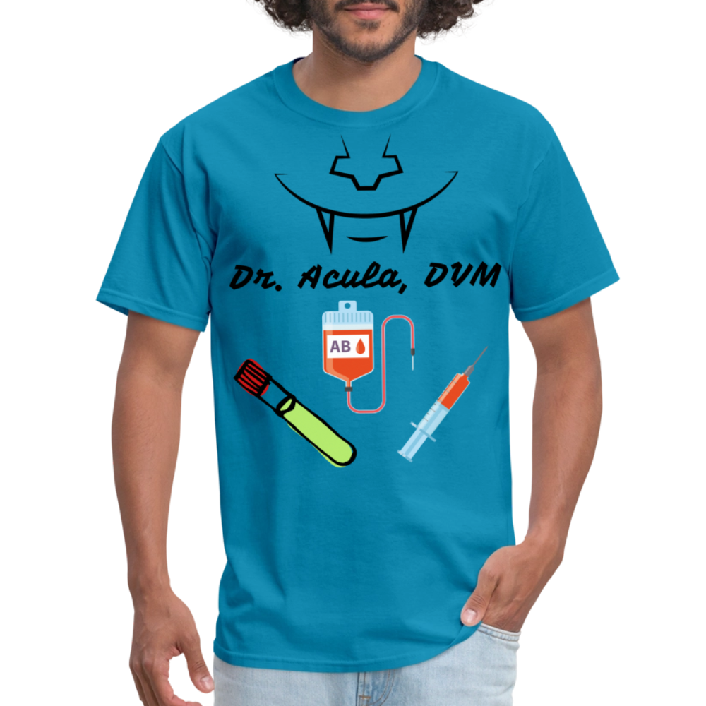 Dr. Acula Unisex Classic T-Shirt - turquoise