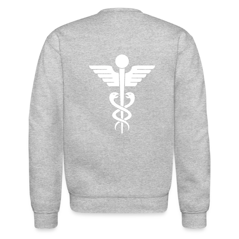 Vet Vampire Crewneck Sweatshirt - heather gray