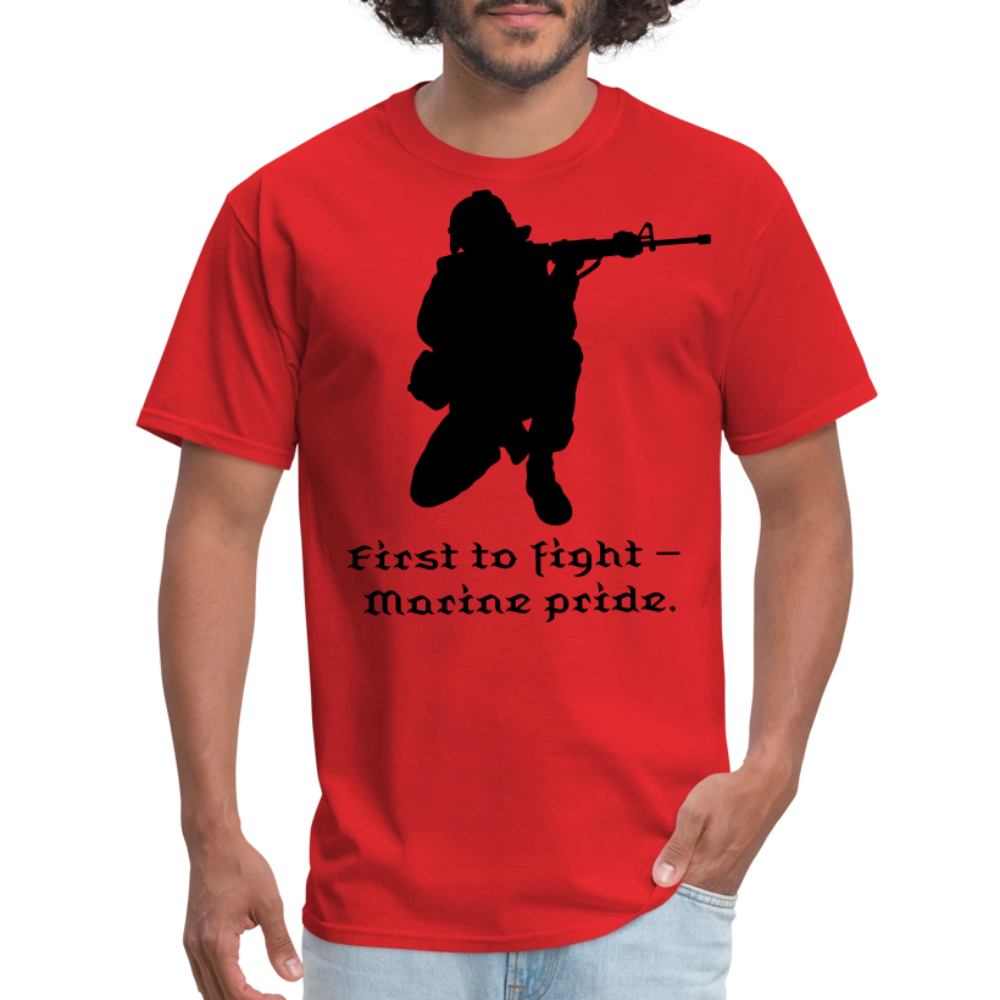 First To Fight Unisex Classic T-Shirt - red
